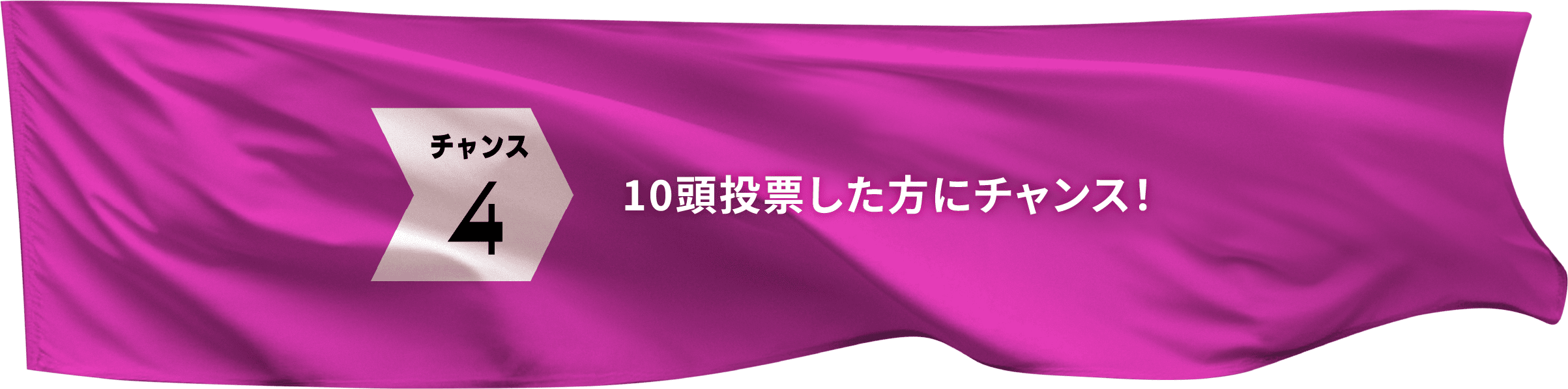 chance3　チャンス1・2にハズレた方の中から抽選でプレゼント